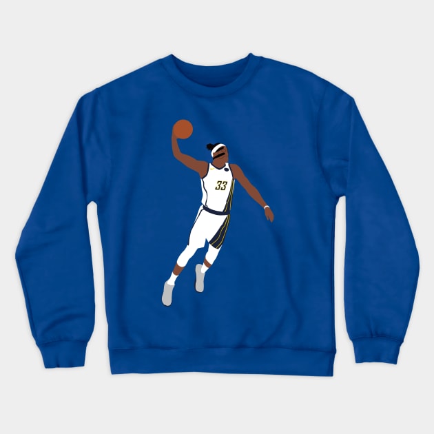 Myles Turner Masked Dunk Crewneck Sweatshirt by xRatTrapTeesx